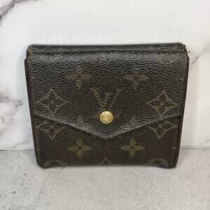 Louis Vuitton Monogram Double-Sided Snap Wallet – Vintage